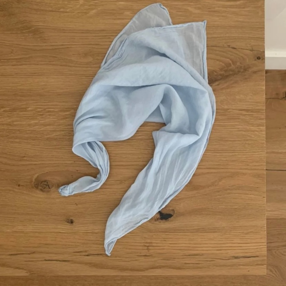 Powder Blue Silk Bandana